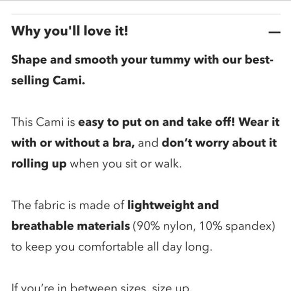 Shapermint Essentials All Day Every Day Scoop Neck Cami NWT 62001 - Picture 8 of 9